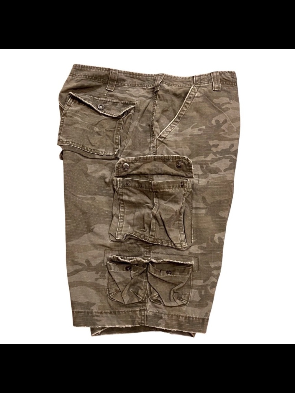 NOBO Cargo Shorts Men Camo 90s Y2K Baggy Army Streetwear 38 - Picture 7 of 15